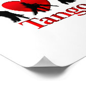 I Heart Tango Poster (Hoek)