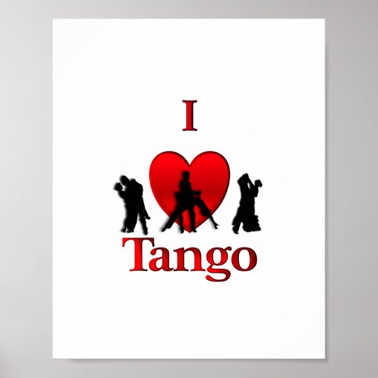 I Heart Tango Poster (Voorkant)