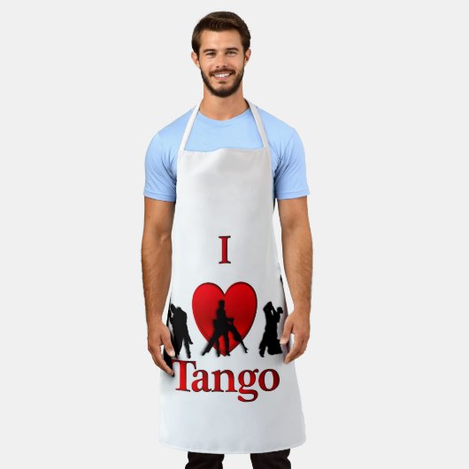 I Heart Tango Schort (Gedragen)