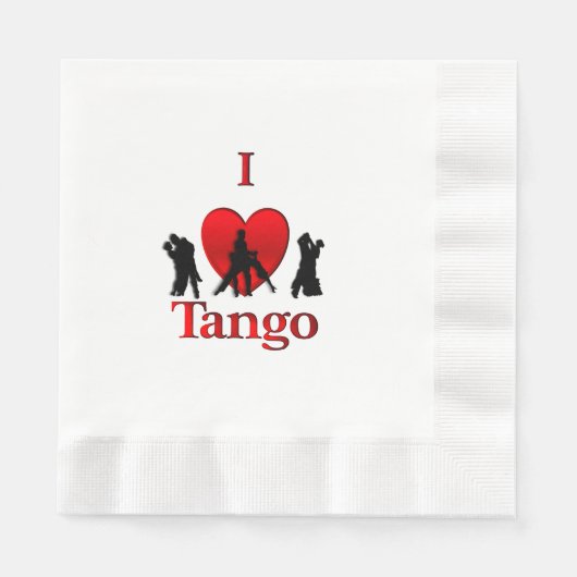 I Heart Tango Servet (Voorkant)