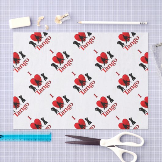 I Heart Tango Tissuepapier (Craft)