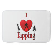 I Heart Tap Dance Badmat (Voorkant)