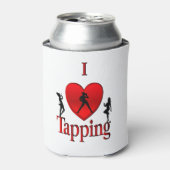 I Heart Tap Dance Blikjeskoeler (Blikje Voorkant)