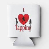 I Heart Tap Dance Blikjeskoeler (Achterkant)