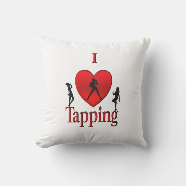 I Heart Tap Dance Buitenkussen (Voorkant)