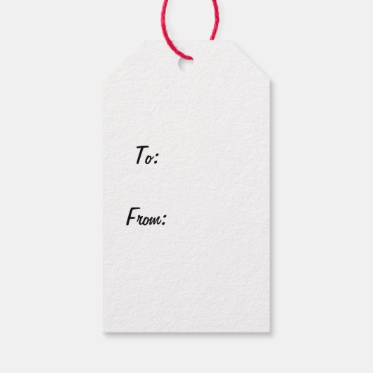 I Heart Tap Dance Cadeaulabel (Achterkant)