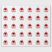 I Heart Tap Dance Cadeaupapier (Vlak)