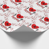 I Heart Tap Dance Cadeaupapier (Hoek)