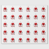 I Heart Tap Dance Cadeaupapier (Vlak)