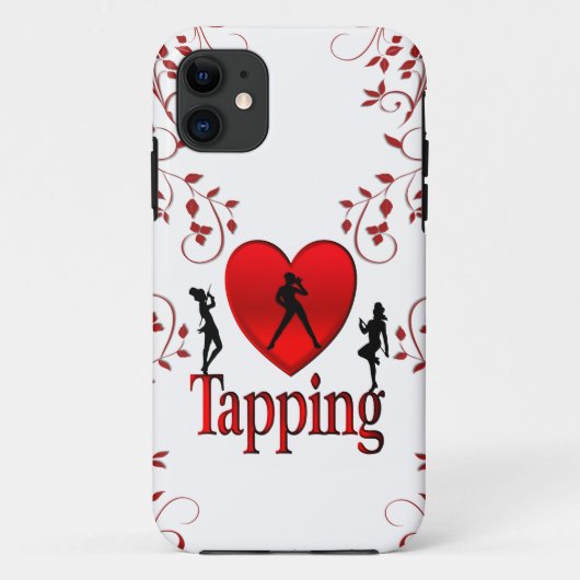 I Heart Tap Dance Case-Mate iPhone Case (Achterkant)