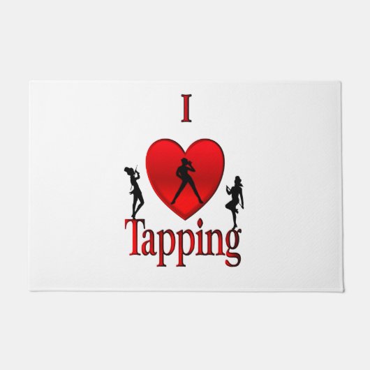 I Heart Tap Dance Deurmat (Voorkant)