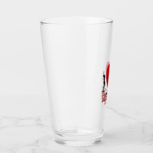 I Heart Tap Dance Glas (Rechts)
