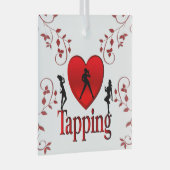 I Heart Tap Dance Glas Ornament (Voorkant Rechts)