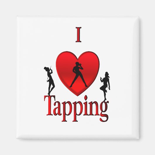 I Heart Tap Dance Magneet (Voorkant)