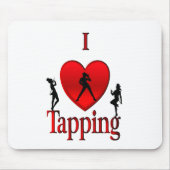 I Heart Tap Dance Muismat (Voorkant)