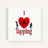 I Heart Tap Dance Notitieboek (Voorkant)