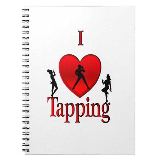 I Heart Tap Dance Notitieboek (Voorkant)