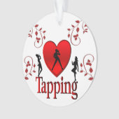I Heart Tap Dance Ornament (voorkant)