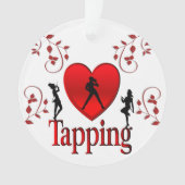 I Heart Tap Dance Ornament (voorkant)
