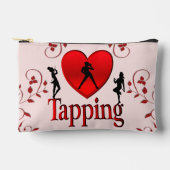 I Heart Tap Dance Pink Etui (Voorkant)