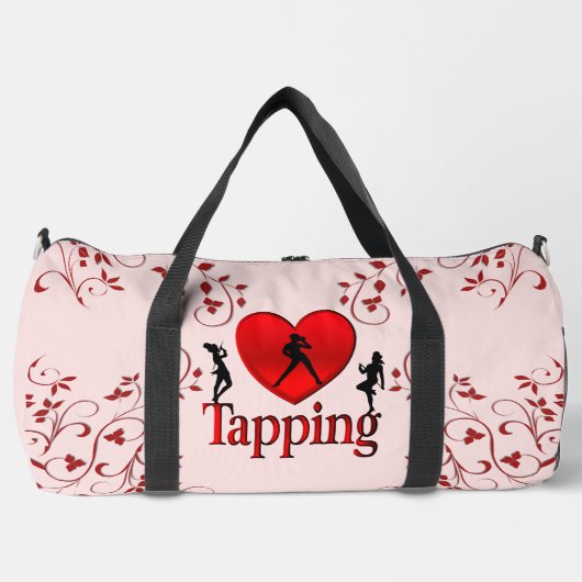 I Heart Tap Dance Pink Plunjezak (Voorkant)