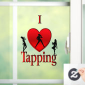 I Heart Tap Dance Raamsticker (Huis)