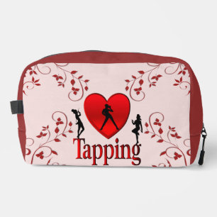 I Heart Tap Dance Roze Toilettasje