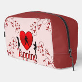 I Heart Tap Dance Roze Toilettasje (Rechterhoek)