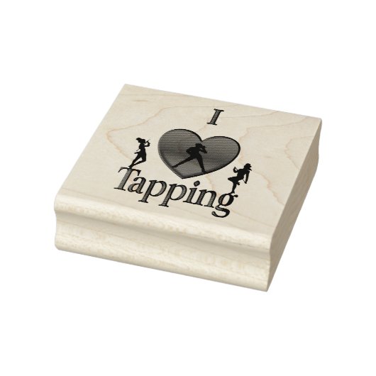 I Heart Tap Dance Rubberstempel (Stempel)