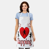 I Heart Tap Dance Schort (Gedragen)