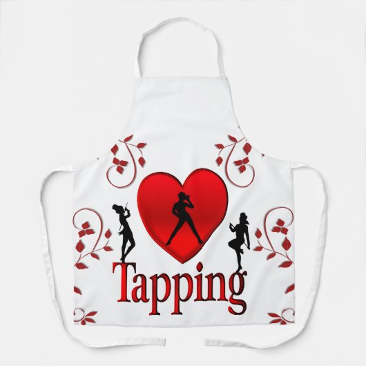 I Heart Tap Dance Schort (Voorkant)