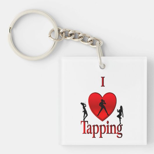 I Heart Tap Dance Sleutelhanger (Voorkant)