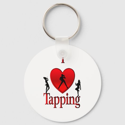 I Heart Tap Dance Sleutelhanger (Voorkant)