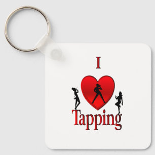 I Heart Tap Dance Sleutelhanger