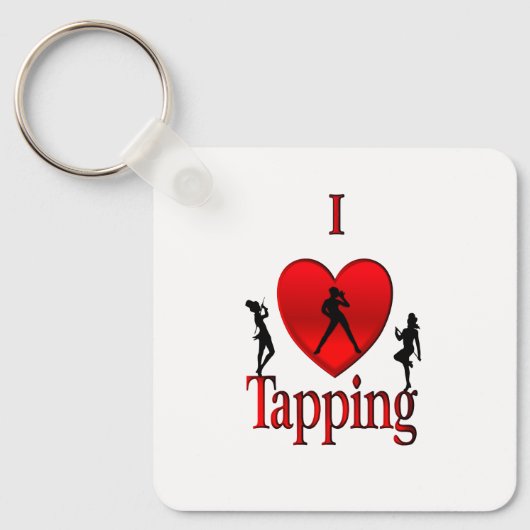 I Heart Tap Dance Sleutelhanger (Voorkant)