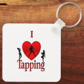 I Heart Tap Dance Sleutelhanger (Achterkant)