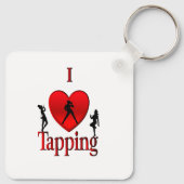 I Heart Tap Dance Sleutelhanger (Achterkant)