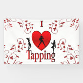 I Heart Tap Dance Spandoek (Horizontaal)