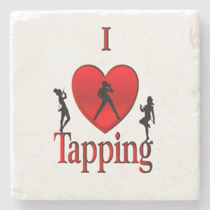 I Heart Tap Dance Stenen Onderzetter