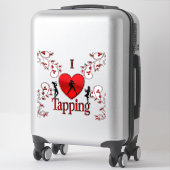 I Heart Tap Dance Sticker (Koffer)