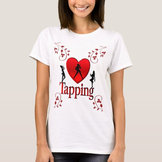I Heart Tap Dance T-shirt (Voorkant)