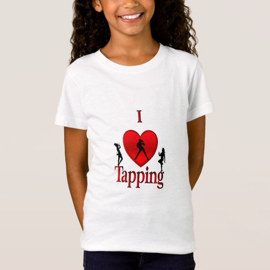 I Heart Tap Dance T-shirt (Voorkant)