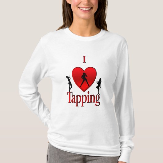 I Heart Tap Dance T-shirt (Voorkant)