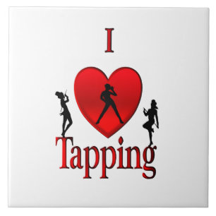 I Heart Tap Dance Tegeltje