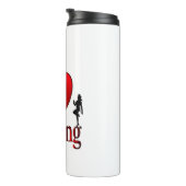 I Heart Tap Dance Thermosbeker (Geroteerd rechts)