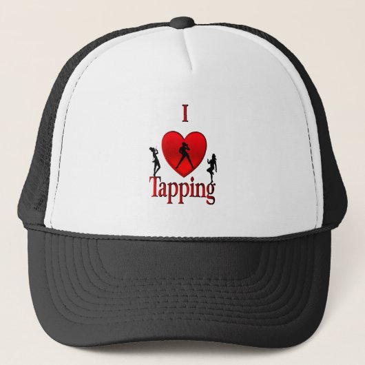 I Heart Tap Dance Trucker Pet (Voorkant)