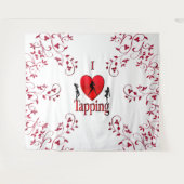 I Heart Tap Dance Wandkleed (Voorkant (horizontaal))