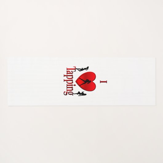 I Heart Tap Dance Yogamat (Achterkant (horizontaal))