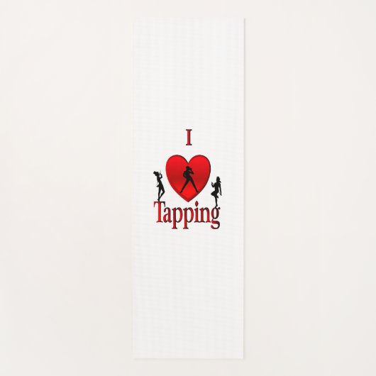 I Heart Tap Dance Yogamat (Voorkant)