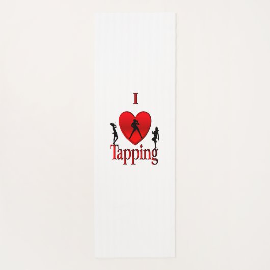 I Heart Tap Dance Yogamat (Achterkant)